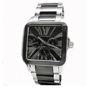 NEW Joseph Abboud Men's Two-Tone Square Face Watch